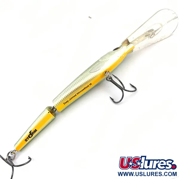 Storm Deep Jointed Minnow Stick 14, зелений, 25 г, воблер #4942