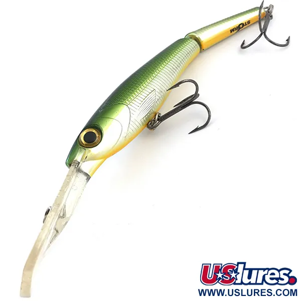 Storm Deep Jointed Minnow Stick 14, зелений, 25 г, воблер #4942
