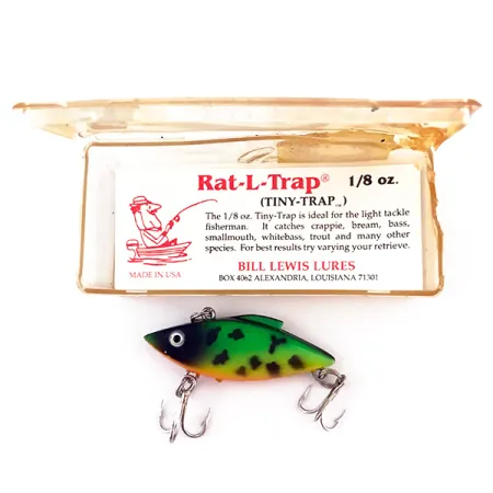 Bill Lewis Tiny-Trap, Fire Tiger, 5,5 г, воблер #4952
