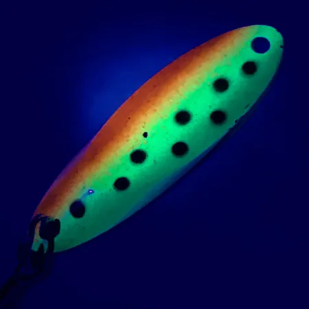 Acme Kastmaster UV (світиться в ультрафіолеті), Fire Tiger/нікель, 7 г, блесна коливалка (колебалка) #4978
