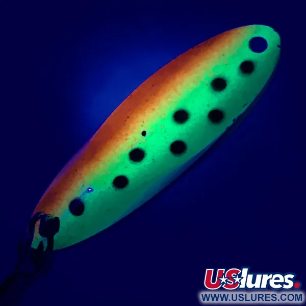 Acme Kastmaster UV (світиться в ультрафіолеті), Fire Tiger/нікель, 7 г, блесна коливалка (колебалка) #4978