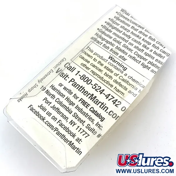  Panther Martin 2​, золото, 2,5 г, блешня оберталка (вертушка) #4994