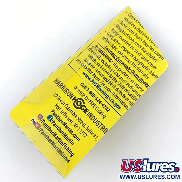  Panther Martin 6, Fire Tiger, 6 г, блешня оберталка (вертушка) #5009