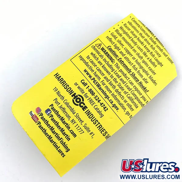  Panther Martin 6, Fire Tiger, 6 г, блешня оберталка (вертушка) #5001