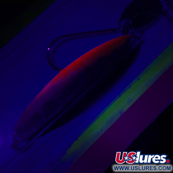 Luhr Jensen Needlefish 1 UV (світиться в ультрафіолеті), Fire Tiger, 2 г, блесна коливалка (колебалка) #5005