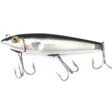 L&S Bait Mirro lure MirrOlure Bass-master model 7M21, срібло/чорний/червоний, 11 г, воблер #5020