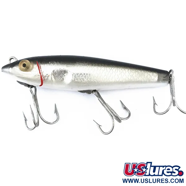 L&S Bait Mirro lure MirrOlure Bass-master model 7M21, срібло/чорний/червоний, 11 г, воблер #5020