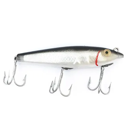 L&S Bait Mirro lure MirrOlure Bass-master model 7M21, срібло/чорний/червоний, 11 г, воблер #5020