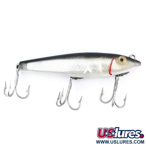 L&S Bait Mirro lure MirrOlure Bass-master model 7M21, срібло/чорний/червоний, 11 г, воблер #5020