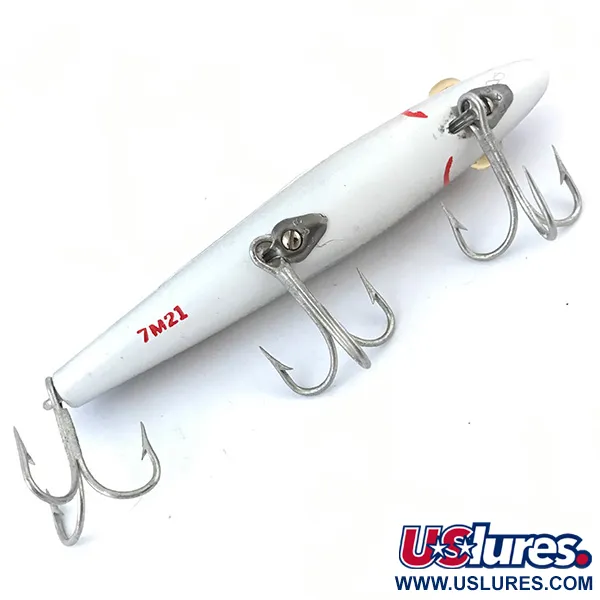 L&S Bait Mirro lure MirrOlure Bass-master model 7M21, срібло/чорний/червоний, 11 г, воблер #5020
