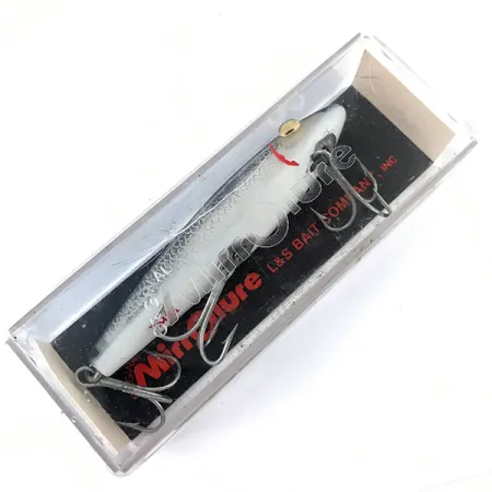 L&S Bait Mirro lure MirrOlure Bass-master model 7M21, срібло/чорний/червоний, 11 г, воблер #5020