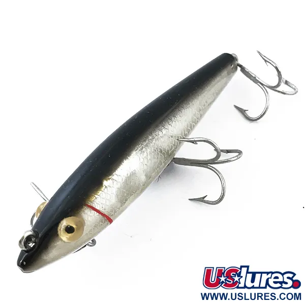 L&S Bait Mirro lure MirrOlure Bass-master model 7M21, срібло/чорний/червоний, 11 г, воблер #5020