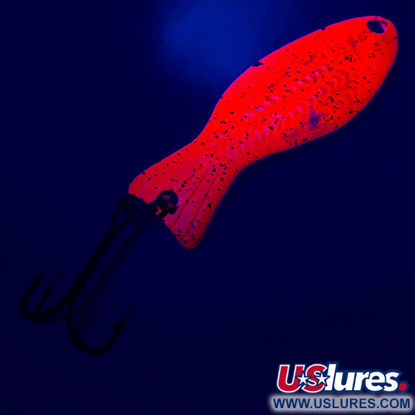  Al's gold fish UV (світиться в ультрафіолеті), неоновий рожевий UV/нікель, 4,5 г, блесна коливалка (колебалка) #5039