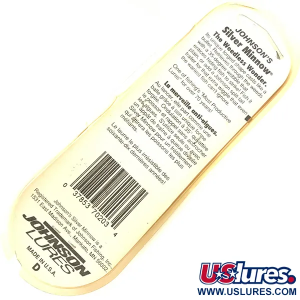 Незачіпляйка Johnson Silver Minnow