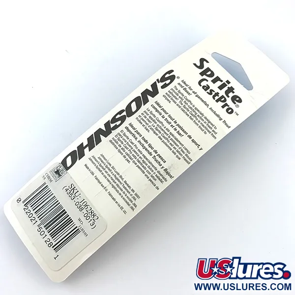  Johnson Sprite Cast Pro, нікель, 10,5 г, блесна коливалка (колебалка) #5793