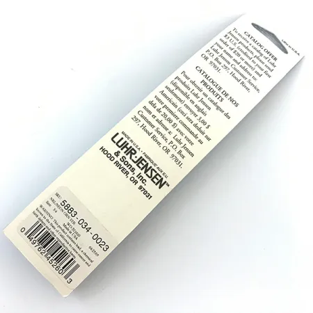 Luhr Jensen Deep Stinger, срібло/зелений UV - світиться в ультрафіолеті, 21 г, блесна коливалка (колебалка) #6266