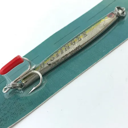 Luhr Jensen Deep Stinger, срібло/зелений, 21 г, блесна коливалка (колебалка) #5052