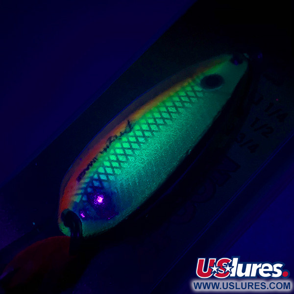  Key Largo Syco Spoon UV (світиться в ультрафіолеті), райдужна рибка, 14 г, блесна коливалка (колебалка) #5797
