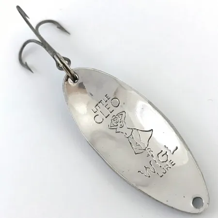 Seneca Little Cleo (Hula Girl), білий/синій/нікель/гліттер, 18 г, блесна коливалка (колебалка) #5073