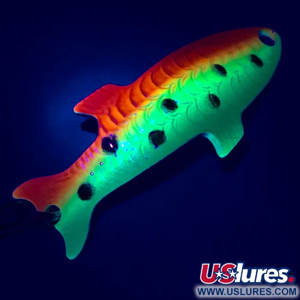 Acme Phoebe UV (світиться в ультрафіолеті), райдужна форель/нікель, 4 г, блесна коливалка (колебалка) #5083