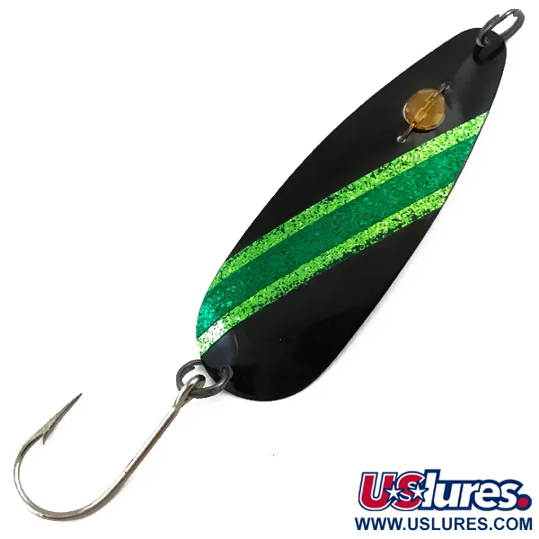 Eppinger Red Eye Evil Eye, чорний/зелений/жовтий глаз, 9 г, блесна коливалка (колебалка) #5087