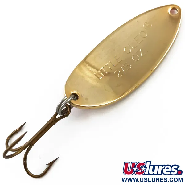  Acme Little Cleo UV (світиться в ультрафіолеті), золото/помаранчевий, 11 г, блесна коливалка (колебалка) #5090