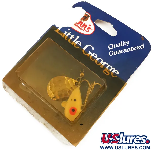 Mann's Bait  Little George, білий/карбований нікель, 12 г, блесна коливалка (колебалка) #5115