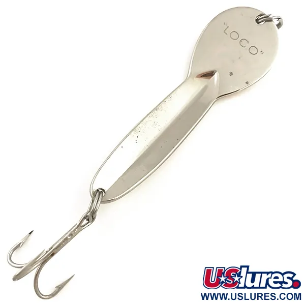  Glen Evans Loco 4 UV (світиться в ультрафіолеті), жовтий/нікель/червоний UV - світиться в ультрафіолеті, 23 г, блесна коливалка (колебалка) #5118