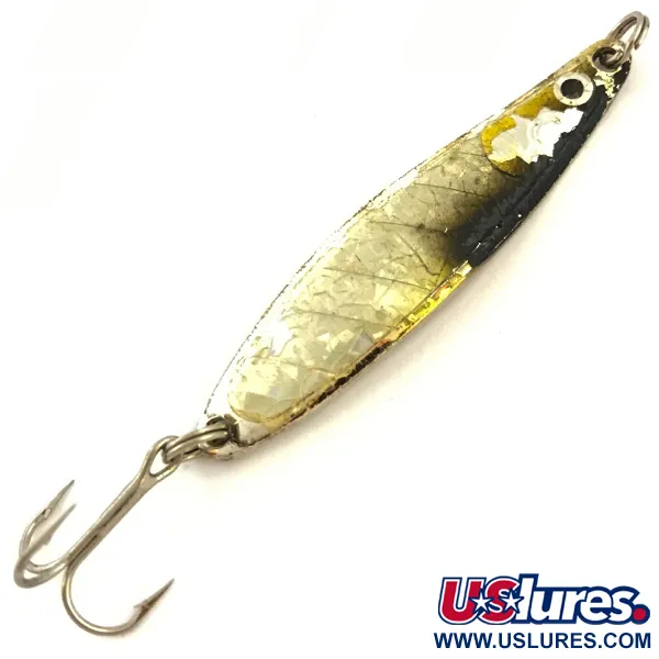  Stanley Jigs, срібло/покриття шаром справжнього серебра/голограма срібло/чорний, 6 г, блесна коливалка (колебалка) #5120