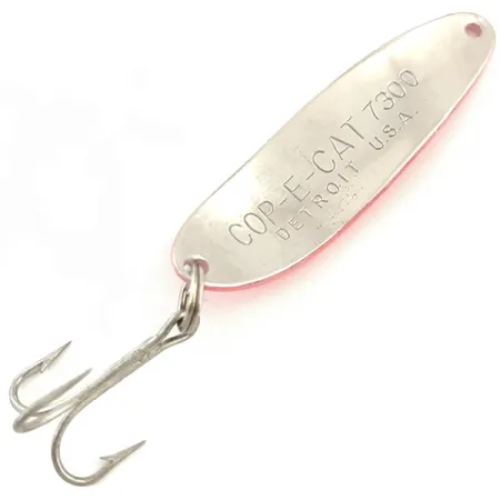 Eppinger Dardevle Cop-E-Cat 7300 UV (світиться в ультрафіолеті), неоновий рожевий/нікель UV - світиться в ультрафіолеті, 10 г, блесна коливалка (колебалка) #5123