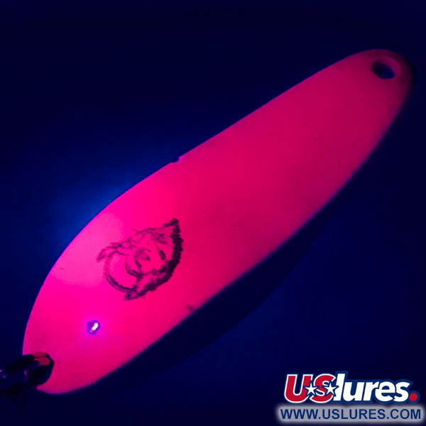 Eppinger Dardevle Cop-E-Cat 7300 UV (світиться в ультрафіолеті), неоновий рожевий/нікель UV - світиться в ультрафіолеті, 10 г, блесна коливалка (колебалка) #5123