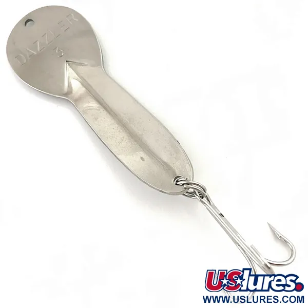 Acme Dazzler #3, карбований нікель/зелений, 14 г, блесна коливалка (колебалка) #5126