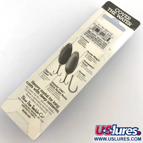  Blue Fox Pixee UV (світиться в ультрафіолеті), карбований нікель/зелений, 14 г, блесна коливалка (колебалка) #5128