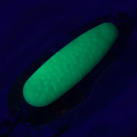 Blue Fox Pixee UV (світиться в ультрафіолеті), карбований нікель/зелений, 14 г, блесна коливалка (колебалка) #5128