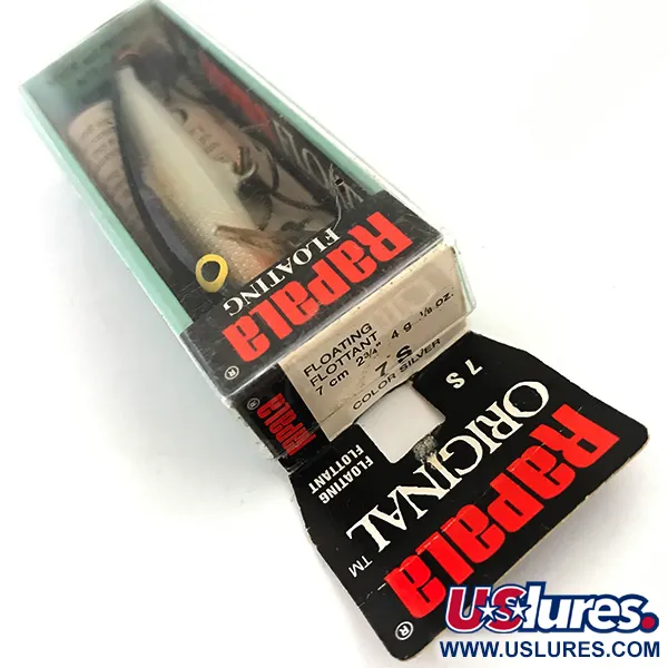 Rapala Original Floater, срібло, 4 г, воблер #5132