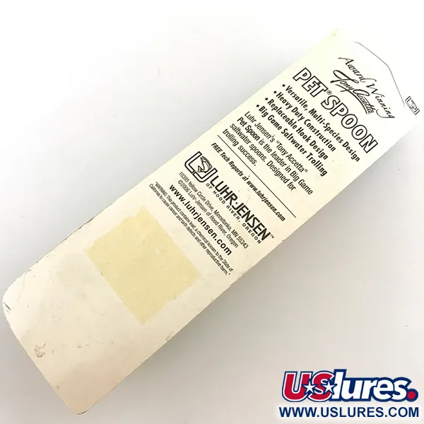 Luhr Jensen Незачіпляйка Tony Accetta Pet Spoon 14, нікель, 7 г, блесна коливалка (колебалка) #5133