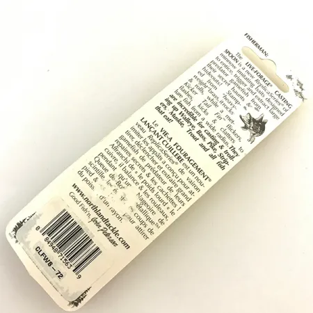 Northland Live Forage (світиться в темряві), Реалістичне зображення  риби, 7 г, блесна коливалка (колебалка) #5164