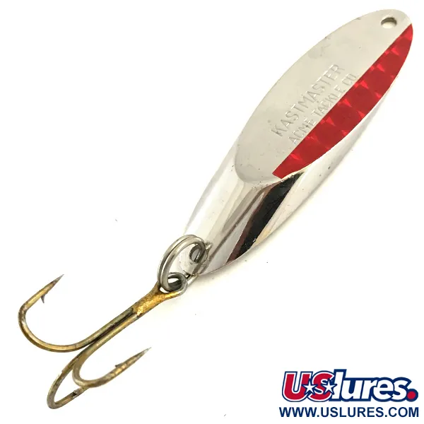 Acme Kastmaster, нікель/червоний, 28 г, блесна коливалка (колебалка) #5150