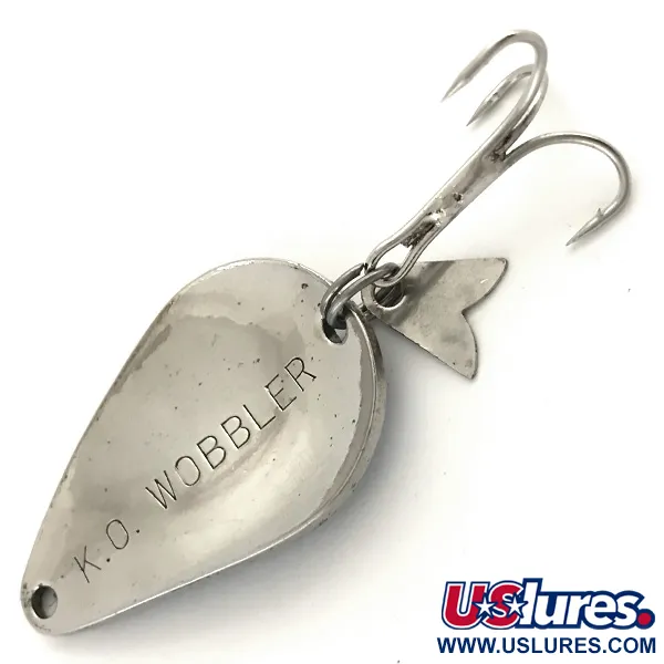 Acme K.O. Wobbler, нікель/синій, 14 г, блесна коливалка (колебалка) #5156