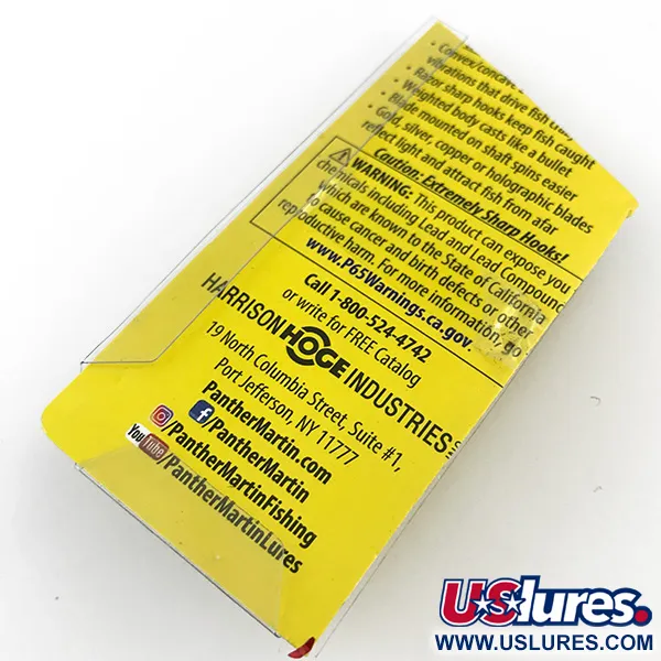  Panther Martin 4, срібло/синій, 4 г, блешня оберталка (вертушка) #5168