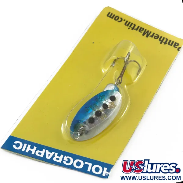  Panther Martin 4, срібло/синій, 4 г, блешня оберталка (вертушка) #5168