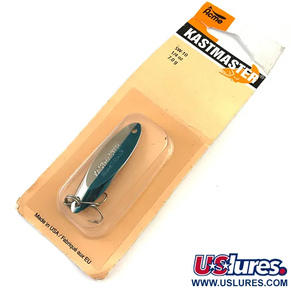 Acme Kastmaster, нікель/синій, 7 г, блесна коливалка (колебалка) #5185