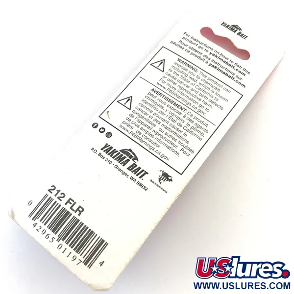 Yakima Bait Worden’s Original Rooster Tail UV (світиться в ультрафіолеті), золото, 7 г, блешня оберталка (вертушка) #5194