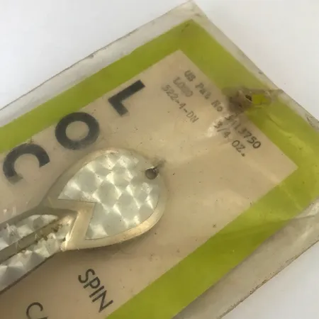 Glen Evans Незачіпляйка Loco, нікель/голограма/жовтий, 19 г, блесна коливалка (колебалка) #5200