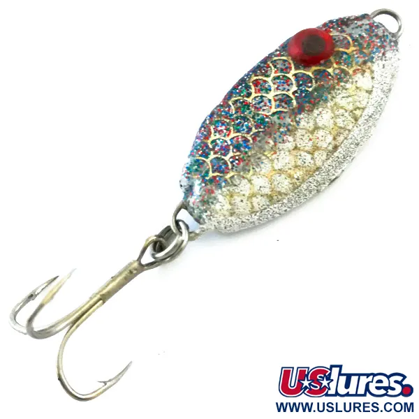  Bomber Slab Spoon, білий/червоний/золото, 18 г, блесна коливалка (колебалка) #5209