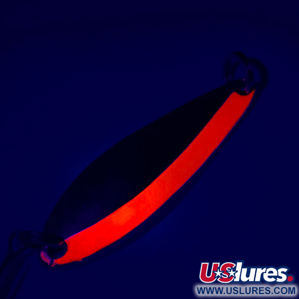 Acme Fiord Spoon UV (світиться в ультрафіолеті), нікель/червоний, 7 г, блесна коливалка (колебалка) #5219