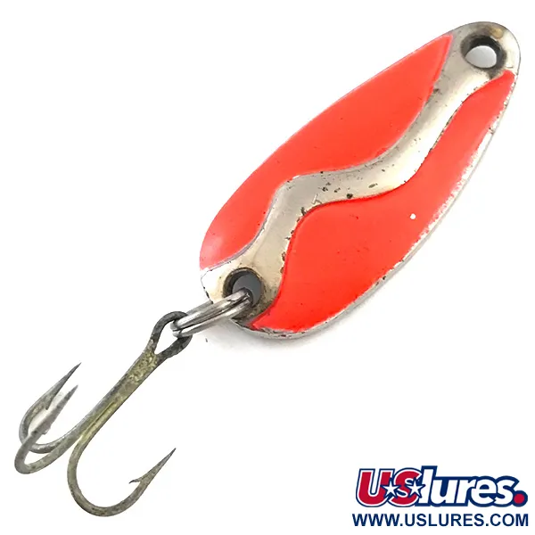 Acme Kamlooper Junior UV (світиться в ультрафіолеті), неоновий рожевий/нікель, 7 г, блесна коливалка (колебалка) #5243