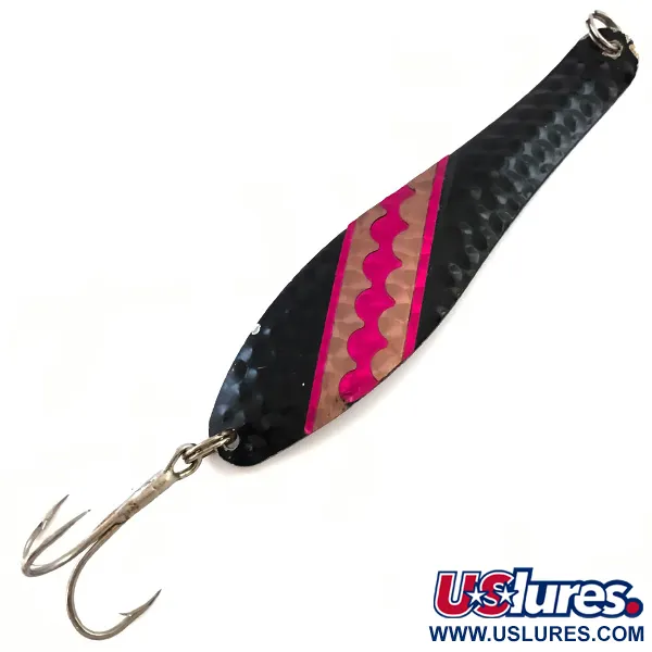 Trinidad Tackle OPTIMIZER Trolling Spoon 4, чорний/фіолетовий/срібло, 17 г, блесна коливалка (колебалка) #5248