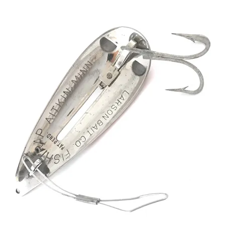 Weedless Bait  Незачіпляйка LARSON BAIT FISHTRap​, червоний/білий/нікель, 17 г, блесна коливалка (колебалка) #5250