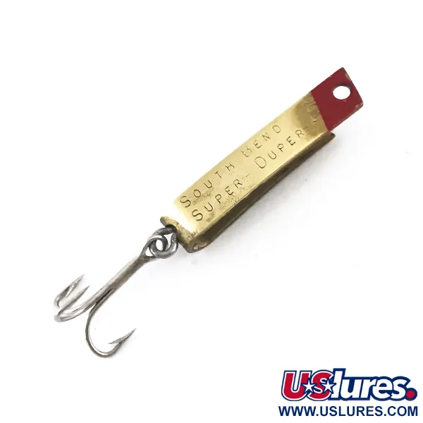 South Bend Super-Duper 500, золото, 1,4 г, блесна коливалка (колебалка) #5257